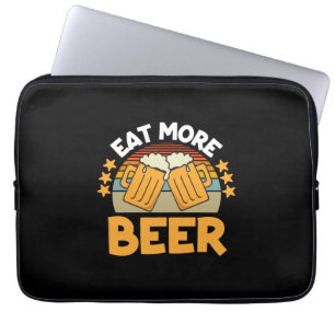 Capa Para Notebook Beer Drinker Come Mais Cerveja Engraçado Bebendo A