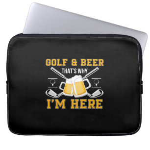 Capa Para Notebook Beer Drinker Golf E Beer Aniversário