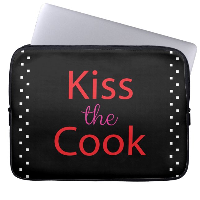 Capa Para Notebook Beija O Cook (Frente)