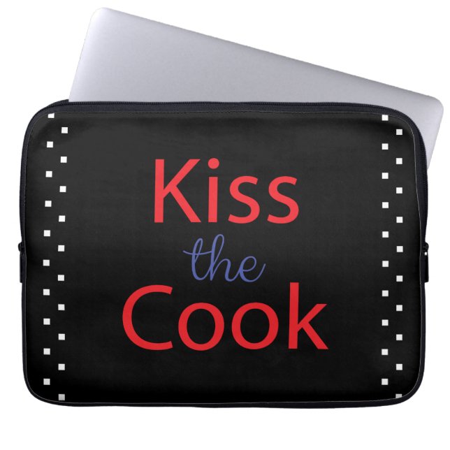 Capa Para Notebook Beija O Cook (Frente)