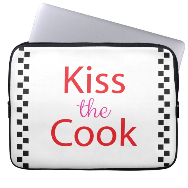 Capa Para Notebook Beija O Cook (Frente)