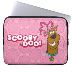Capa Para Notebook Beijos da borboleta de Scooby-Doo
