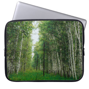 Capa Para Notebook Bela Arte da Floresta de Pássaros