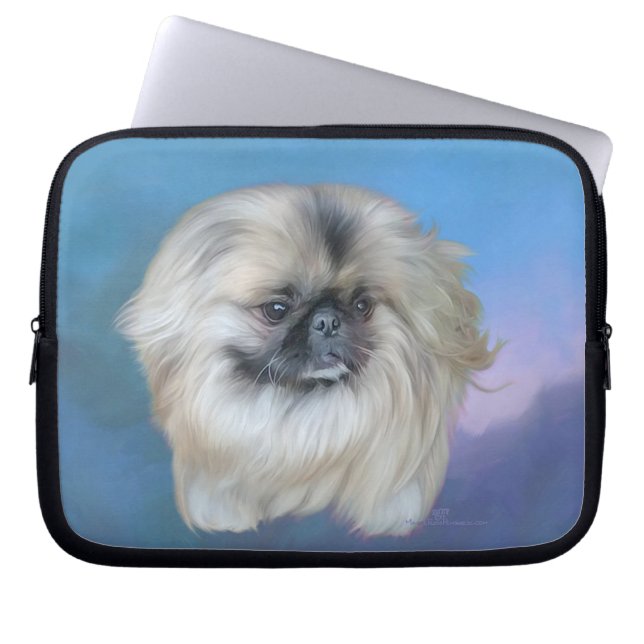 Capa Para Notebook Bela Azul (Frente)