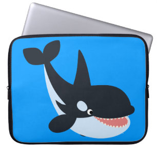 Capa Para Notebook Bela Bolsa de laptop de Baleia Felina de Cartoon