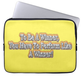 Capa Para Notebook Belo Design Sobre "Ser Um Vencedor"! T-S