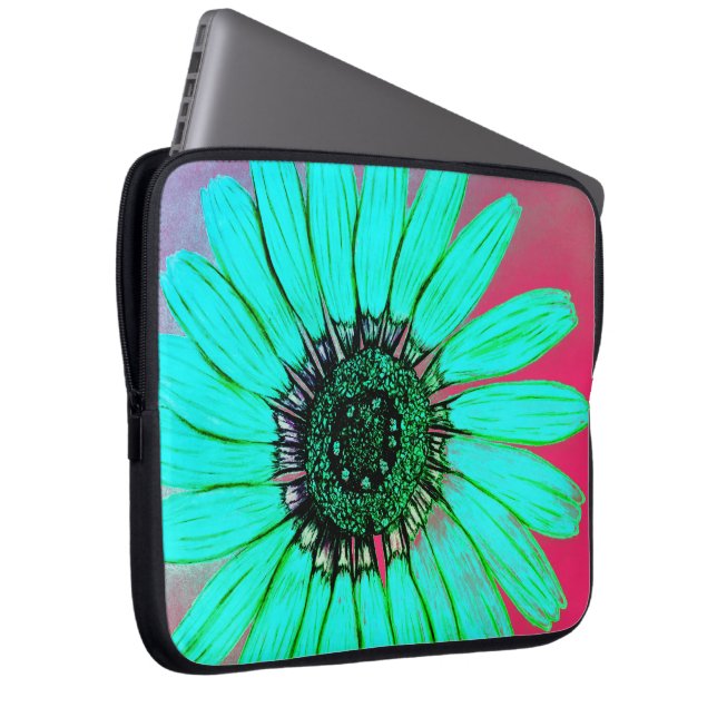 Capa Para Notebook Belo esboço da flor (Frente Esquerda)