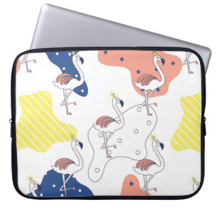 Capa Para Notebook Belo flamingo cor-de-rosa com recorte sem soldadur