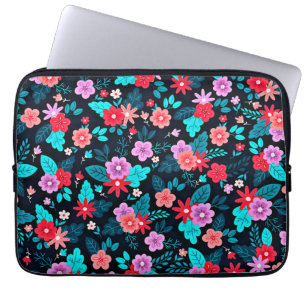 Capa Para Notebook Belo Fundo Floral Ditsy-56676