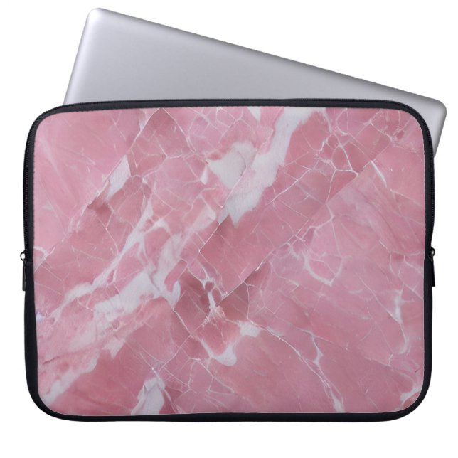 Capa Para Notebook Belo Marble Rosa (Frente)