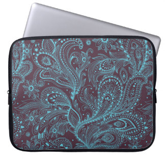 Capa Para Notebook Belo ornamento sem descontinuidades do vintage