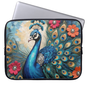Capa Para Notebook Belo Pavão Regal com Gems