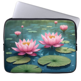 Capa Para Notebook Belo Sião Lotus Bolsa de laptop 13 polegadas