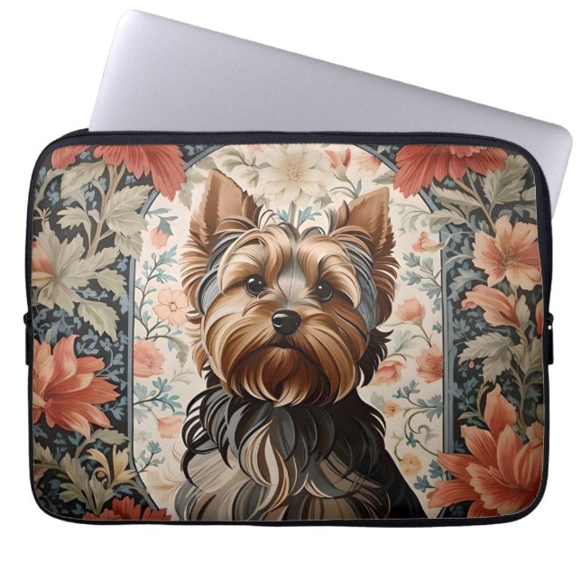 Capa Para Notebook Belo Yorkie | Yorkshire Terrier Portrait (Frente)