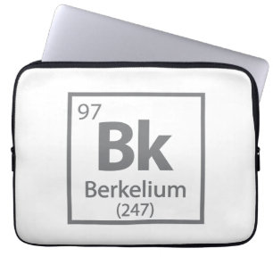 Capa Para Notebook Berkelium - Mesa periódica da ciência de Berkeley