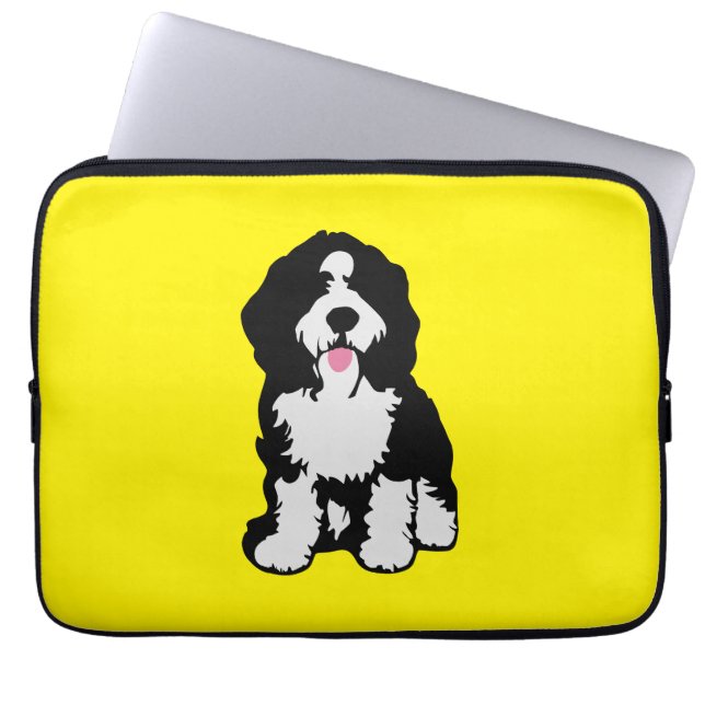 Capa Para Notebook Bernedoodle (Frente)