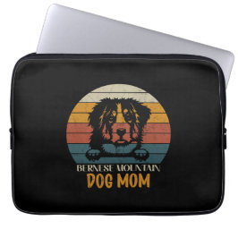 Capa Para Notebook Bernese Mountain Dog Mãe, mãe de cão Bernês