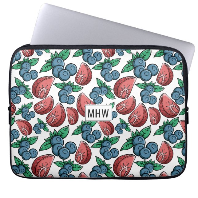 Capa Para Notebook Berries - bolsas de laptop personalizadas de monog (Frente)