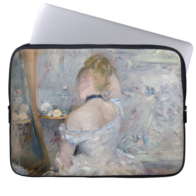 Capa Para Notebook Berthe Morisot - Mulher na sua Toilette (Frente)