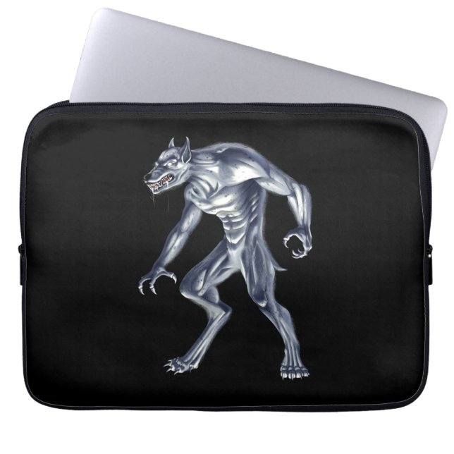 Capa Para Notebook Besta Criptid Dogman (Frente)
