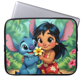 Capa Para Notebook Beste Freunde fürs Leben – Lilo & Stitch  