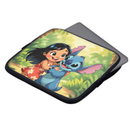 Capa Para Notebook Beste Freunde fürs Leben – Lilo & Stitch