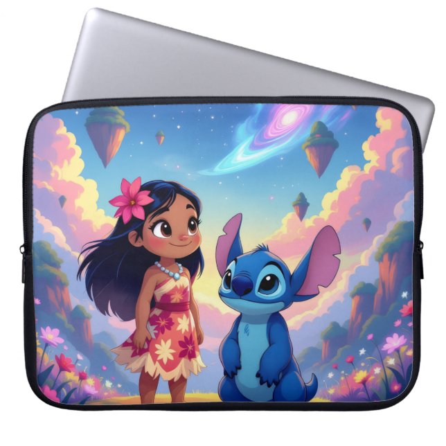 Capa Para Notebook Beste Freunde fürs Leben – Lilo & Stitch   (Frente)