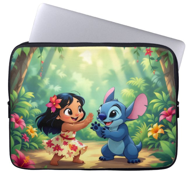 Capa Para Notebook Beste Freunde fürs Leben – Lilo & Stitch   (Frente)