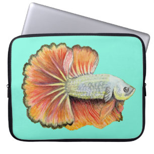 Capa Para Notebook Betta Fish Bolsa de laptop