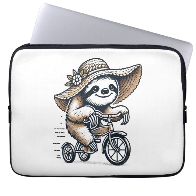 Capa Para Notebook Bicicleta de Corrida (Frente)
