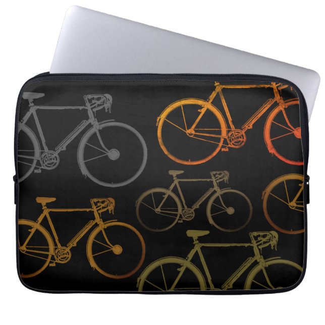 Capa Para Notebook bicicletas a cores (Frente)