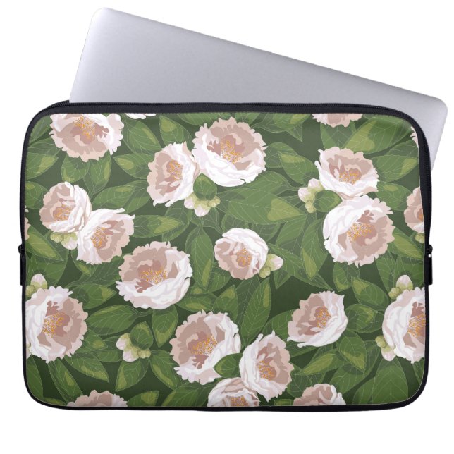 Capa Para Notebook Big Bloom Camellia Charm (Frente)