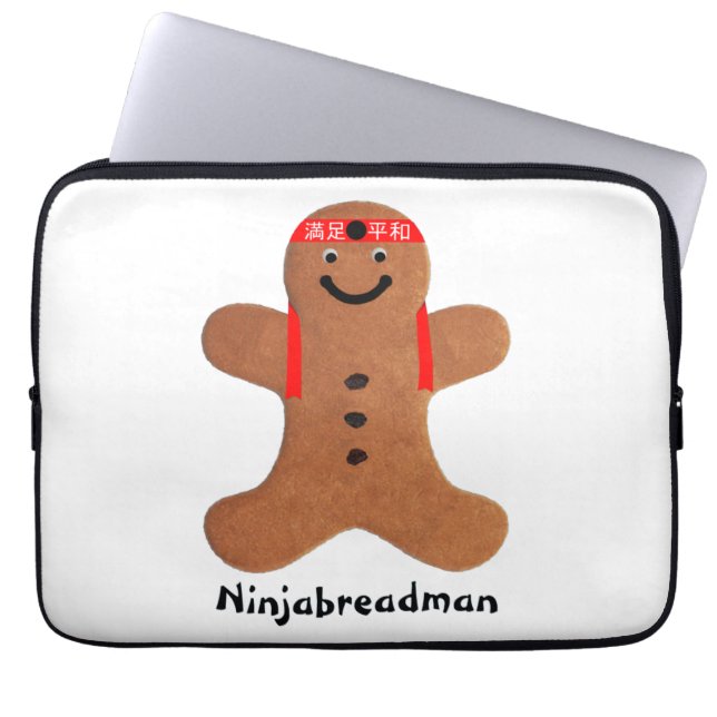 Capa Para Notebook Biscoito de Ninjabreadman (biscoito) (Frente)