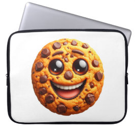 Capa Para Notebook Biscoito sorridente.