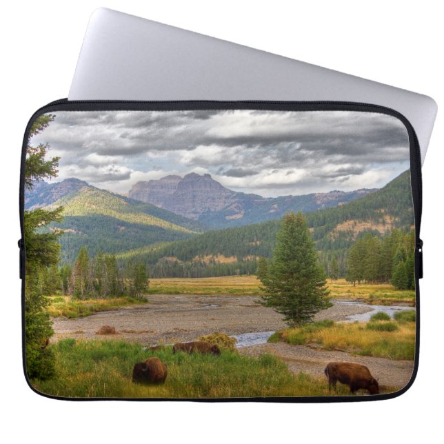 Capa Para Notebook Bisonte de Yellowstone (Frente)