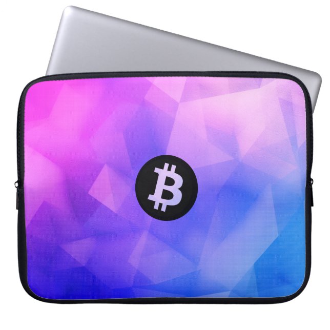Capa Para Notebook Bitcoin Crystal (Miami Style 2) (Frente)