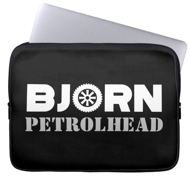 Capa Para Notebook Bjorn Petrol Head (Frente)