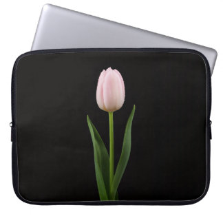 Capa Para Notebook Black 4 Luxe Laptop Sleeve, Blush Pink Tulip