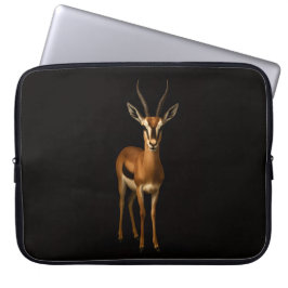Capa Para Notebook Black 4 Luxe Laptop Sleeve, Elegant Gazella
