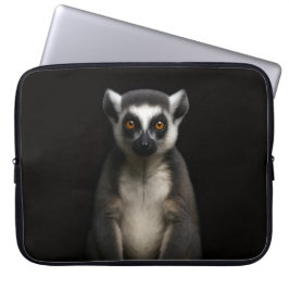 Capa Para Notebook Black 4 Luxe Laptop Sleeve, Gentle Lemur