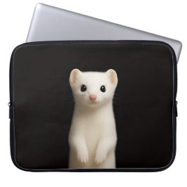 Capa Para Notebook Black 4 Luxe Laptop Sleeve, Stylish Ermine