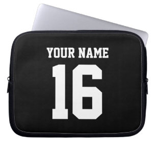 Capa Para Notebook Black Sporty Team Jersey