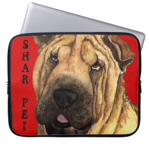 Capa Para Notebook Bloco de Cores Shar-Pei