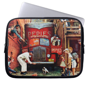 Capa Para Notebook Bloco de estrada por Norman Rockwell