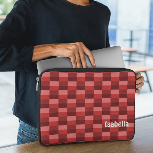 Capa Para Notebook Blocos de Cores do Red Shades