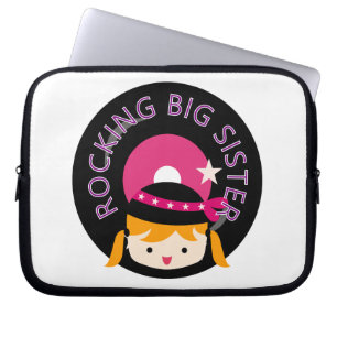 Capa Para Notebook Blond Rocking Big Sister