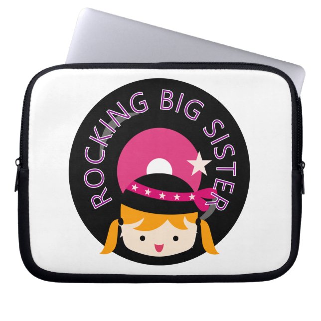 Capa Para Notebook Blond Rocking Big Sister (Frente)