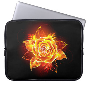 Capa Para Notebook Blooming Fire Rosa