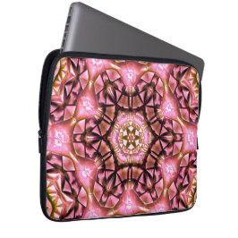 Capa Para Notebook Bloqueio de salmão pinto escovado com fio queimado