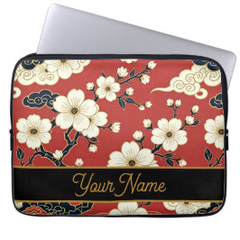 Capa Para Notebook Blossom Nouveau | Elegant Floral Custom